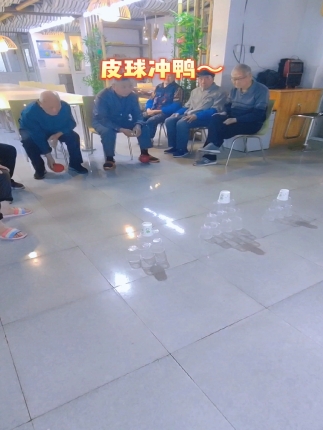 皮球冲鸭
